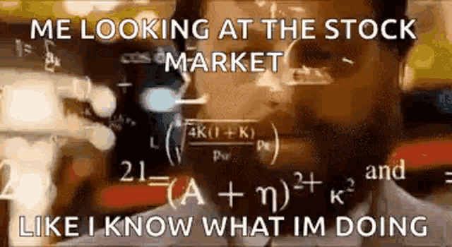 Stock Market, stocks, 2020, Wall Street, Looking At The Market, I Know What Im Doing, math