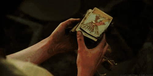 tarot, cards, wind