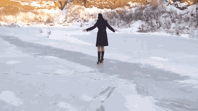 High Heels, Heels On Ice, Snow, Sliding, Walking