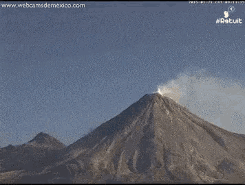 Erupción volcán de mexico Erupcion Volcan, Mexico