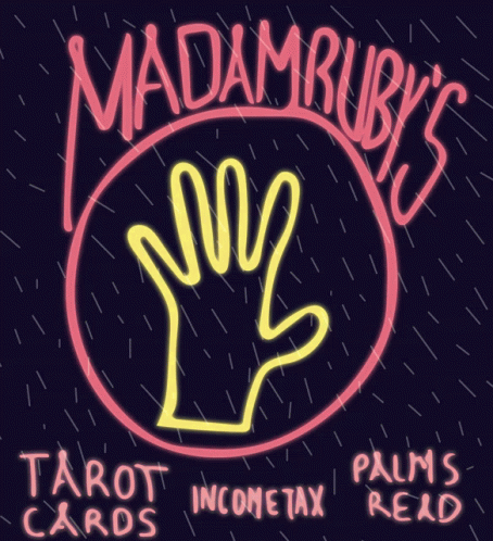 Madam Ruby, Pee Wee Herman, tarot, Palm Reading, movie, film