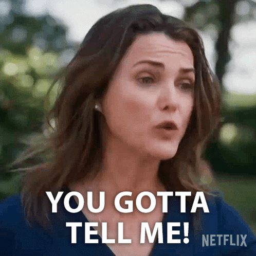 you gotta tell me, ambassador kate wyler, keri russell, the diplomat, you need to inform me, let me know, do tell me, netflix
