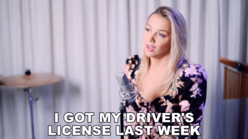 I Got My Drivers License Last Week, Emma Heesters, Drivers License Song, Pass My Driving Test, Driving Permits, Eligible To Drive